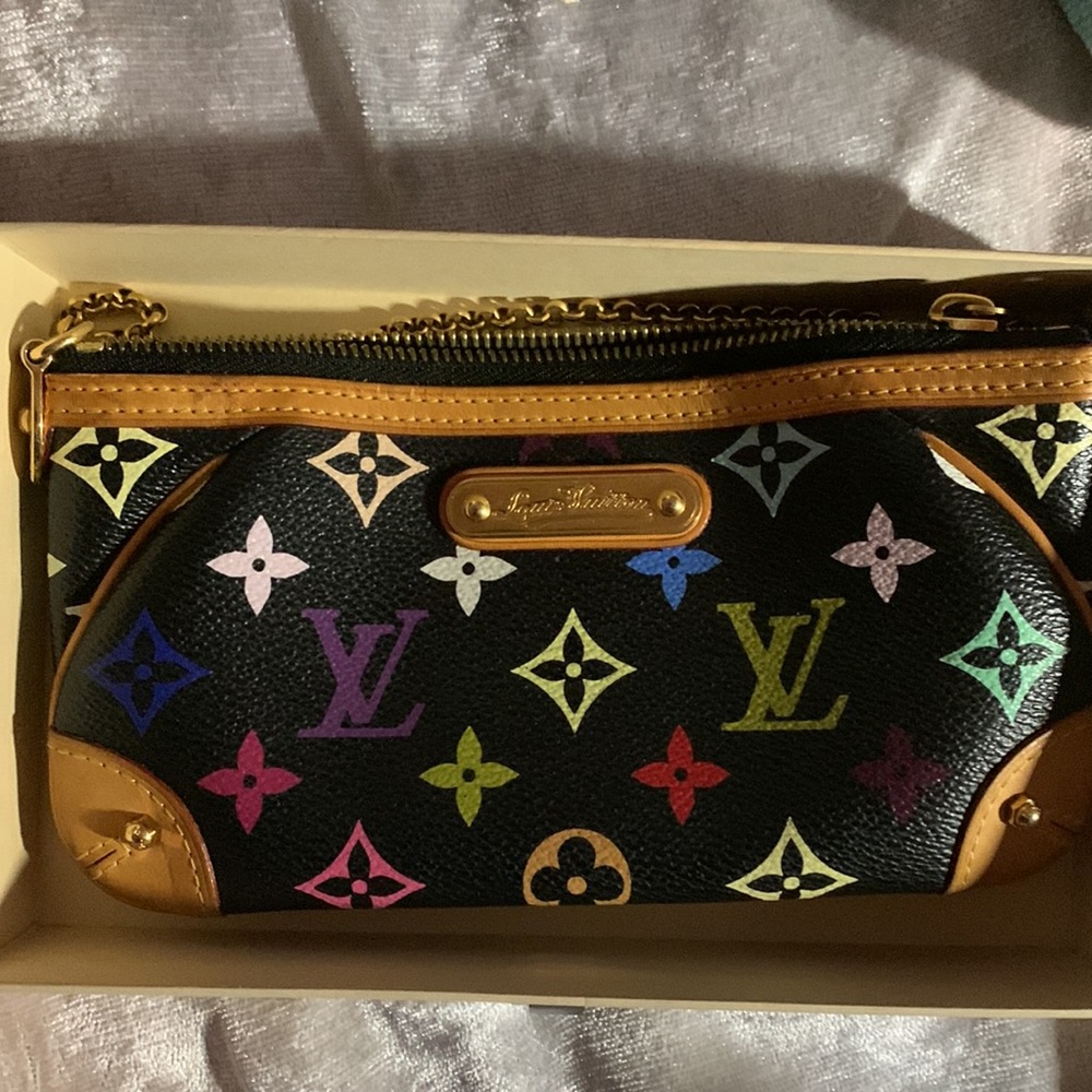 COPY - vintage Louis Vuitton multicolor pochette - Picture 8 of 9